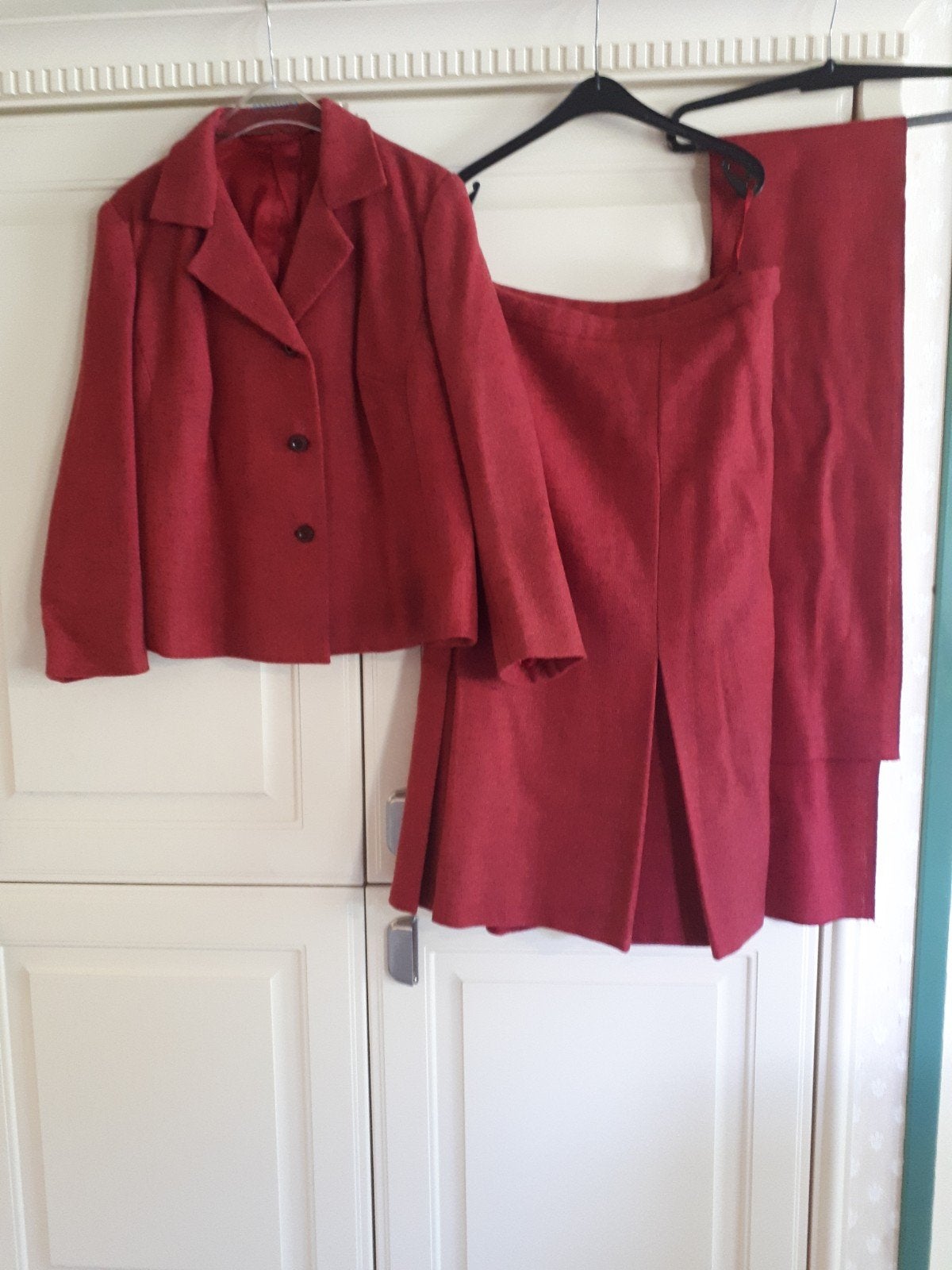 Vintage dames mantelpakje, Kleding | Dames, Kostuum of Pak, Overige kleuren, Maat 42/44 (L), Ophalen of Verzenden
