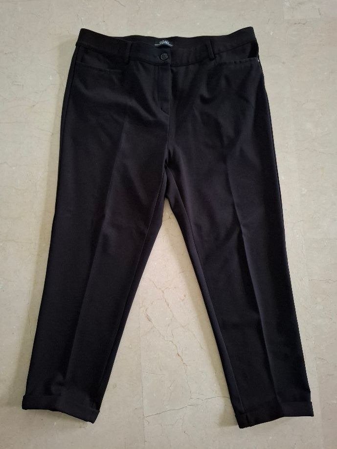 Zeer mooie zwarte pantalon, T oni, Zwart, Maat 42/44 (L), Ophalen of Verzenden