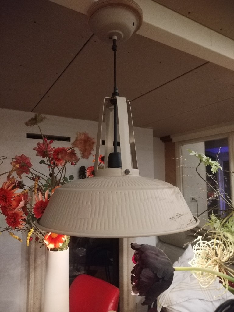 3x Hanglamp HK living dessert 44cm, Ophalen, Metaal, E27 (groot), Zo goed als nieuw