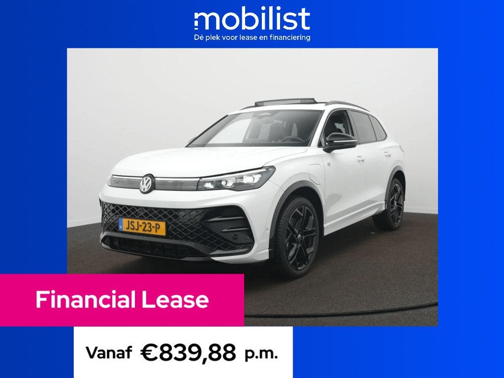 Volkswagen Tiguan R-Line Edition 1.5 eHybrid 200 kW / 272 PK, Stof, 2000 kg, 250 km/l, Wit