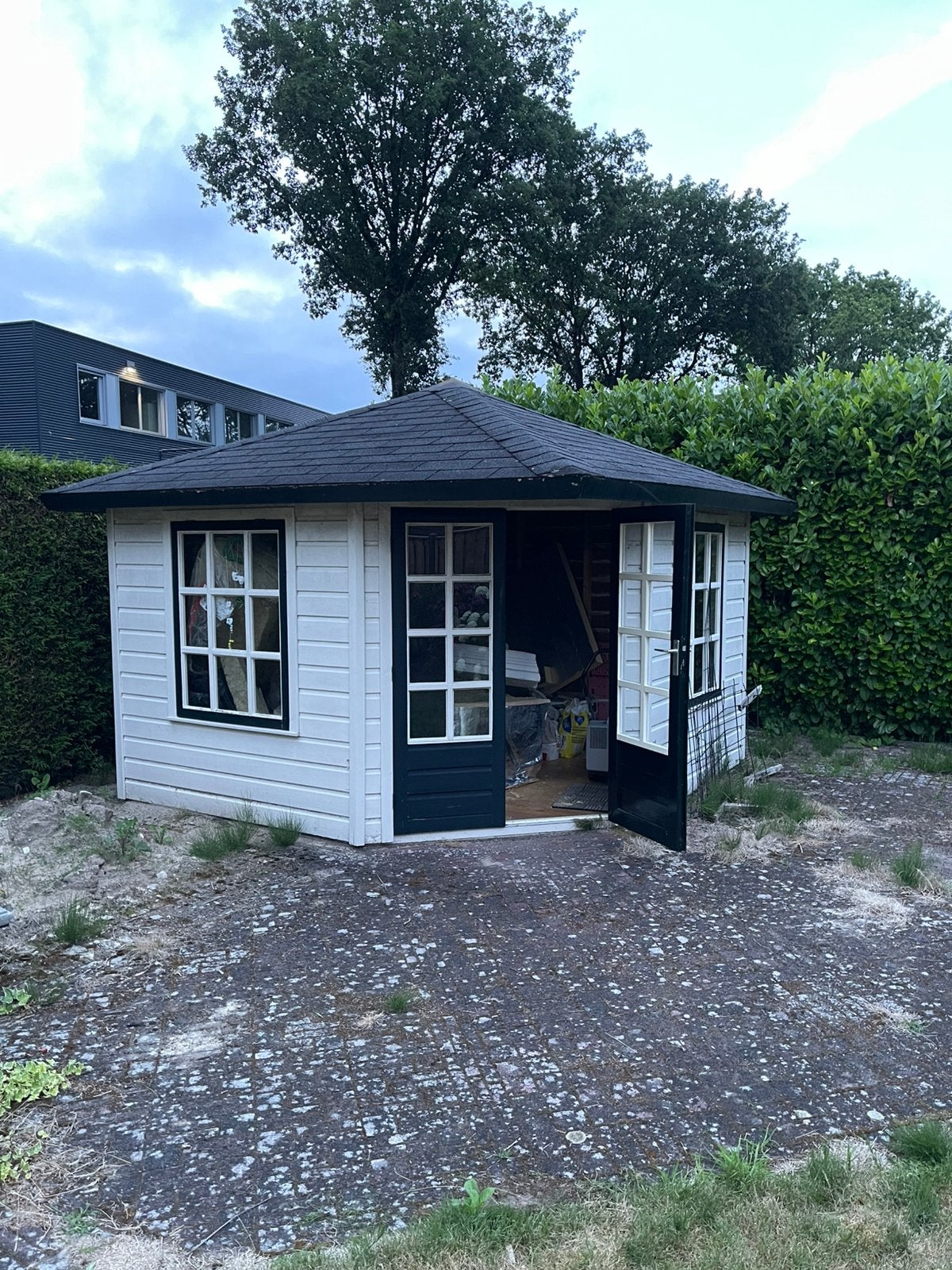 Tuinhuis 3x3m, Ophalen, 250 tot 500 cm, Hout, 200 tot 400 cm