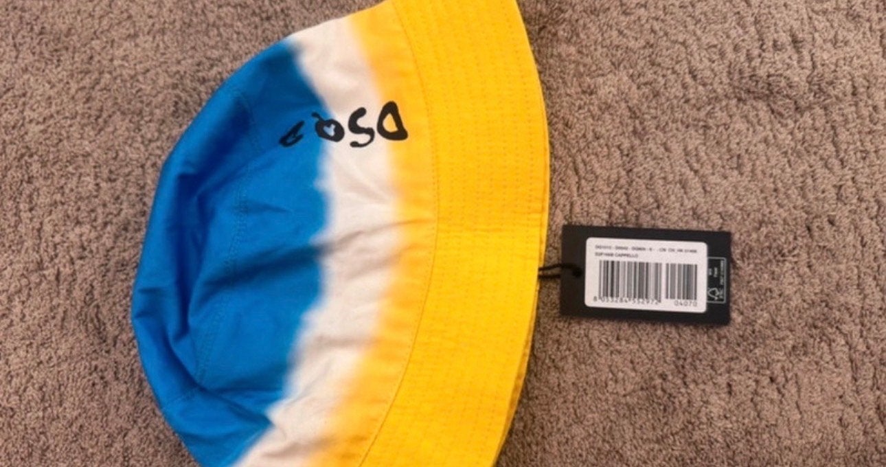 DSQUARED2 Tie-Dye Bucket Hat - Nieuw met kaartjes, Ophalen of Verzenden, Nieuw, Jongen of Meisje, Hoed