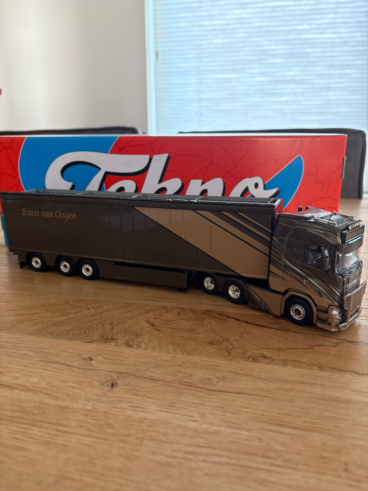 Tekno 1:50 Scania S650 6x2 Evert van Ooijen Walking Floor, Ophalen of Verzenden, Nieuw, Bus of Vrachtwagen, Tekno