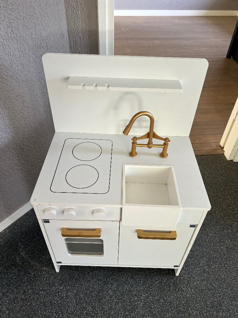 Kinder keukentje, Kinderen en Baby's, Speelgoed | Speelkeukens, Ophalen, Gebruikt, Hout, Speelkeuken