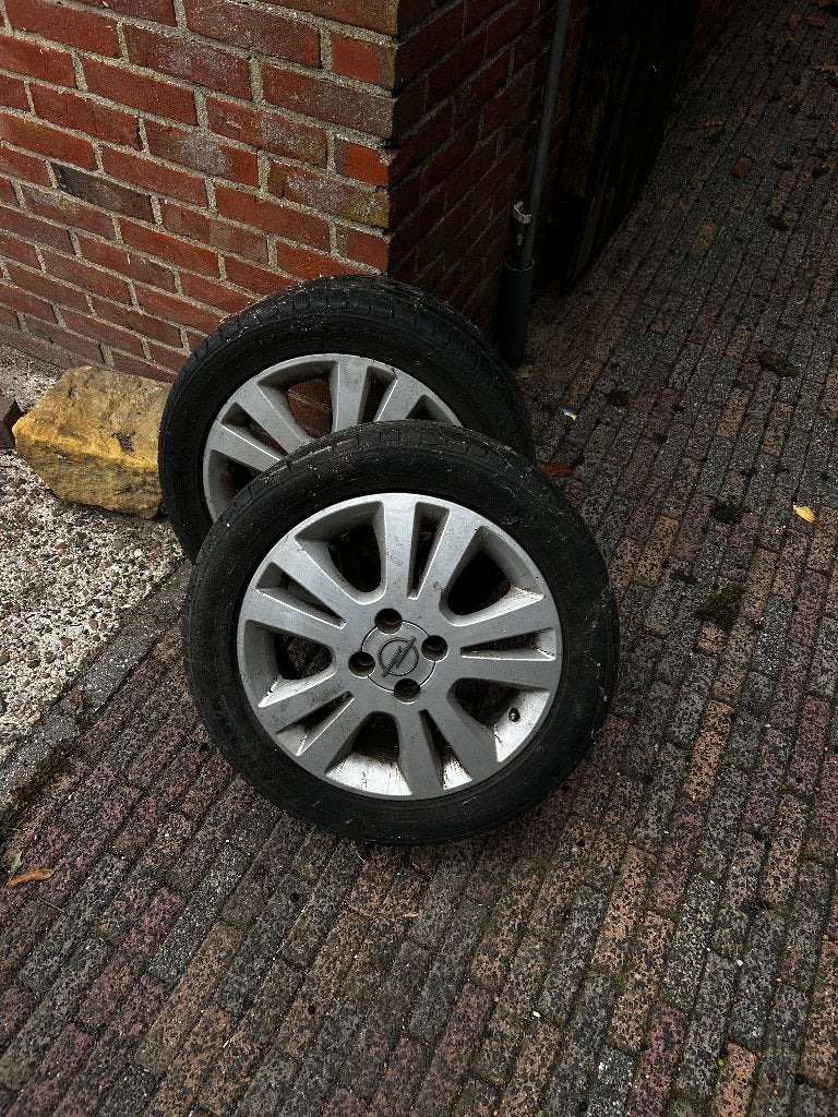 Autobanden met velgen, Auto-onderdelen, Ophalen, Gebruikt, 16 inch, 205 mm
