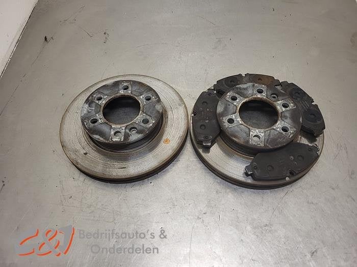 Remschijf + blok voor van een Mercedes Sprinter, Gebruikt, -, Ophalen of Verzenden, -