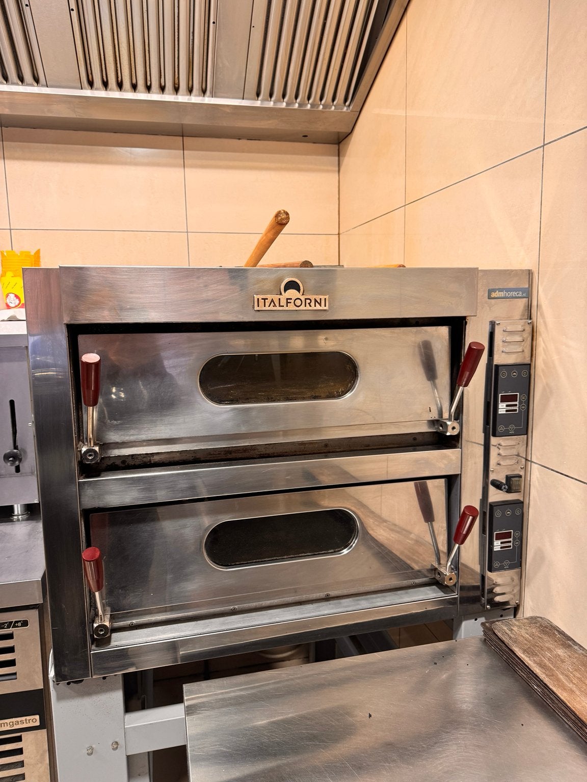 Professionele Italforni pizzaoven – 2 kamers, Tuin en Terras, Pizzaovens, Ophalen of Verzenden