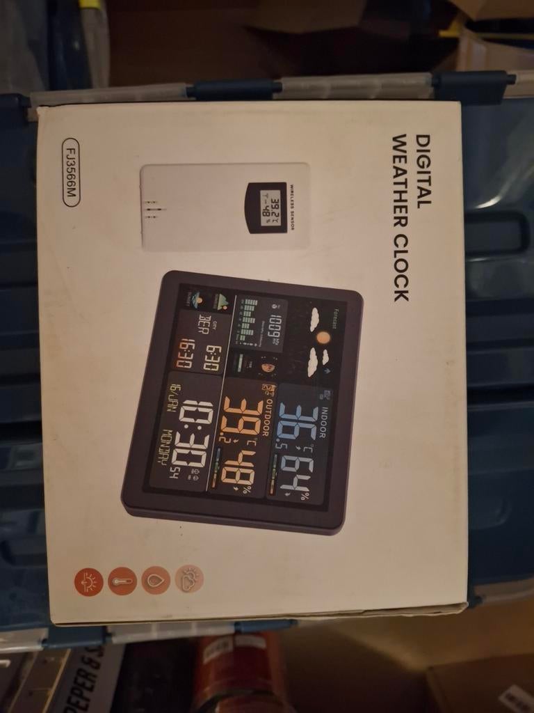 Digitaal Weerstation met Binnen/Buiten Sensor, Ophalen, Nieuw, Weerstation
