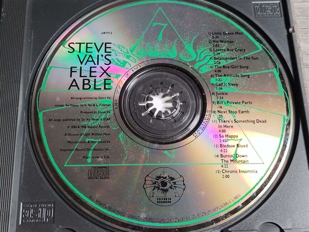 Steve Vai - Flex-Able, Ophalen of Verzenden, Zo goed als nieuw