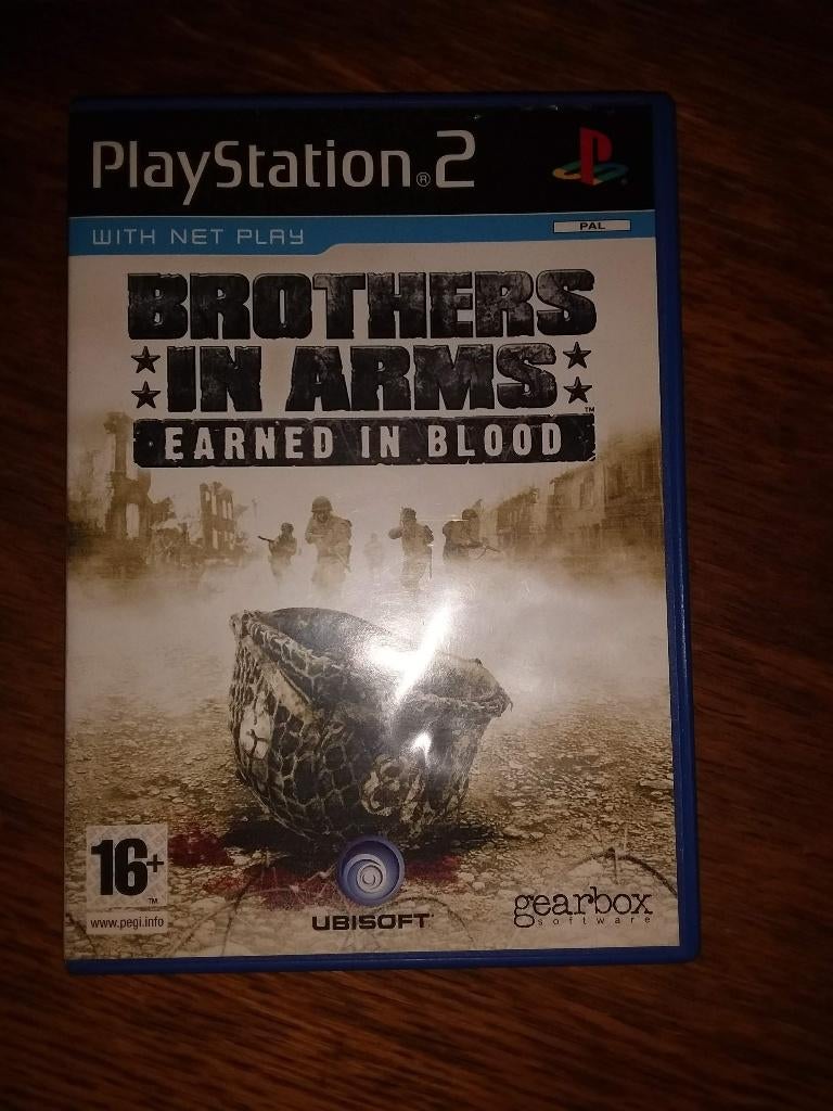playstation 2 game brothers in arms earned in blood, Spelcomputers en Games, Games | Sony PlayStation 2, Avontuur en Actie, Gebruikt