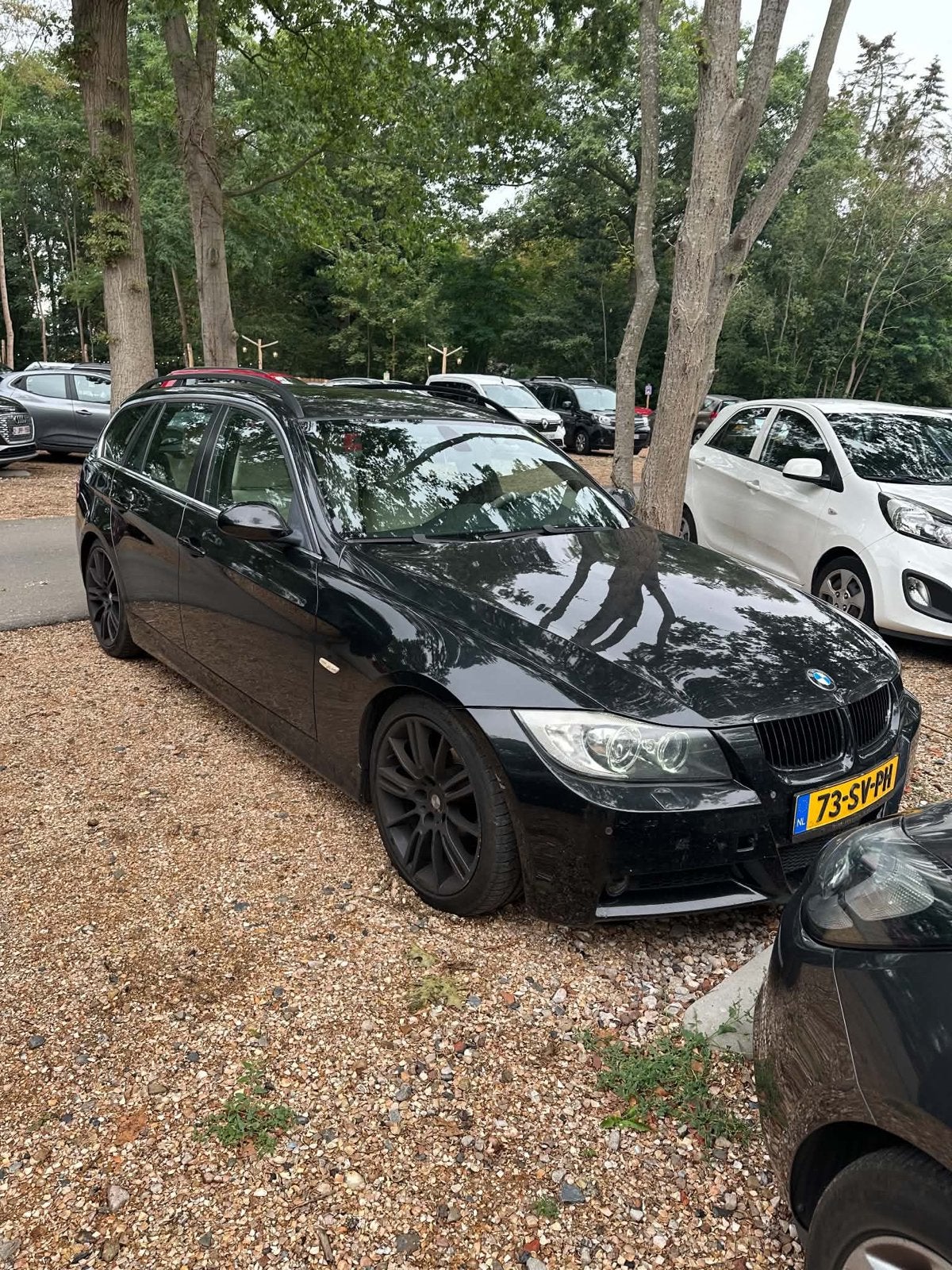 BMW 3-Serie 2.5 I 325 Touring AUT 2006 Zwart, Auto's, Automaat, Achterwielaandrijving, 2497 cc, Zwart