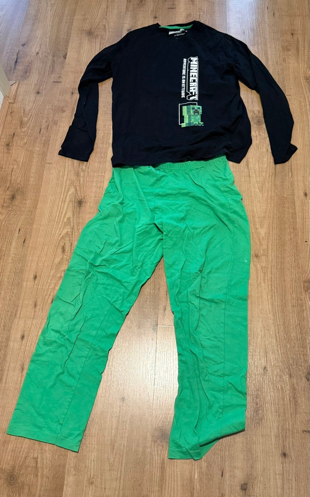 Minecraft pyjama maat 170, Ophalen of Verzenden, Zo goed als nieuw, Jongen, Nacht- of Onderkleding