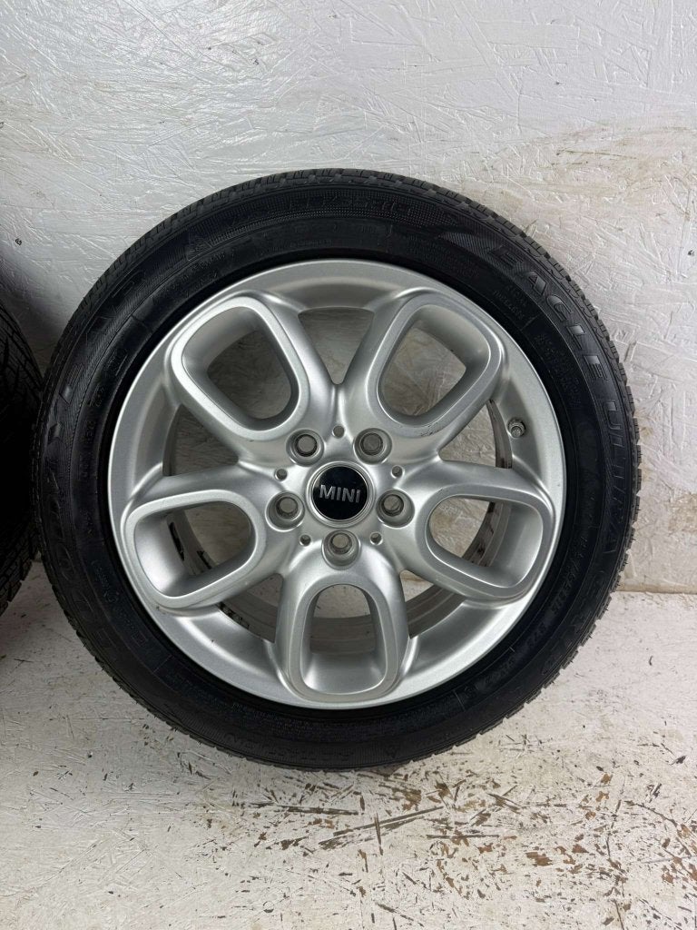 Originele Mini Cooper velgen 16" 5x112 Style 494 winterset, Niet ingevuld, Gebruikt, 16 inch, Banden en Velgen