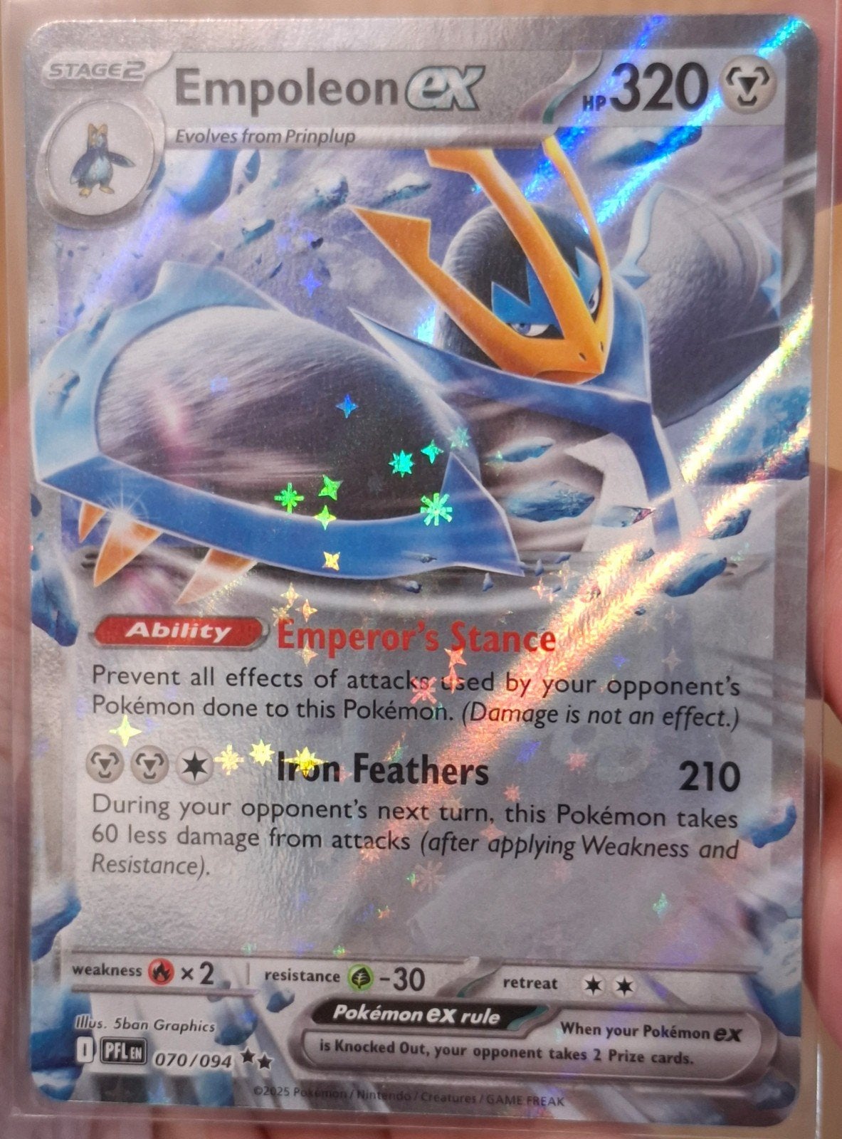 Empoleon Ex pokemonkaart!, Ophalen of Verzenden