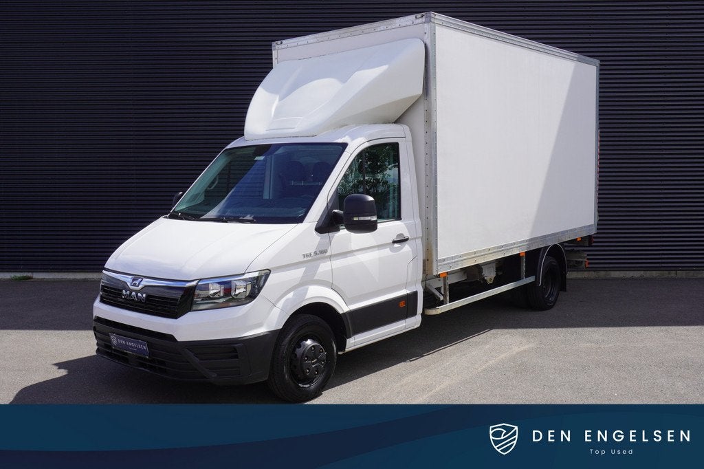 MAN TGE 5.180 180pk Dubbellucht Bakwagen Laadklep Apple Carp, Achterwielaandrijving, Gebruikt, 4 cilinders, MAN