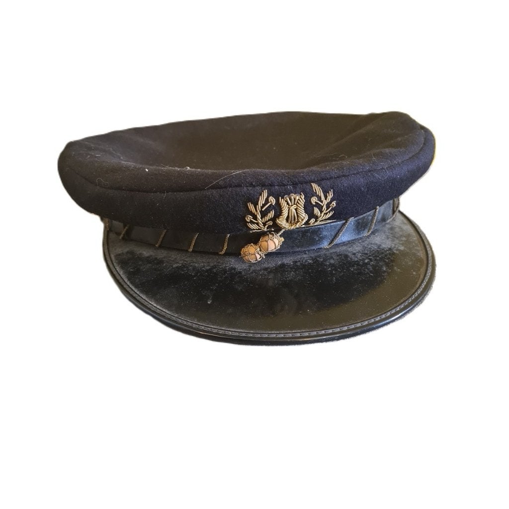 Oude Franse Militaire Fanfare Pet, Ophalen of Verzenden, Landmacht, Overige gebieden, Helm of Baret
