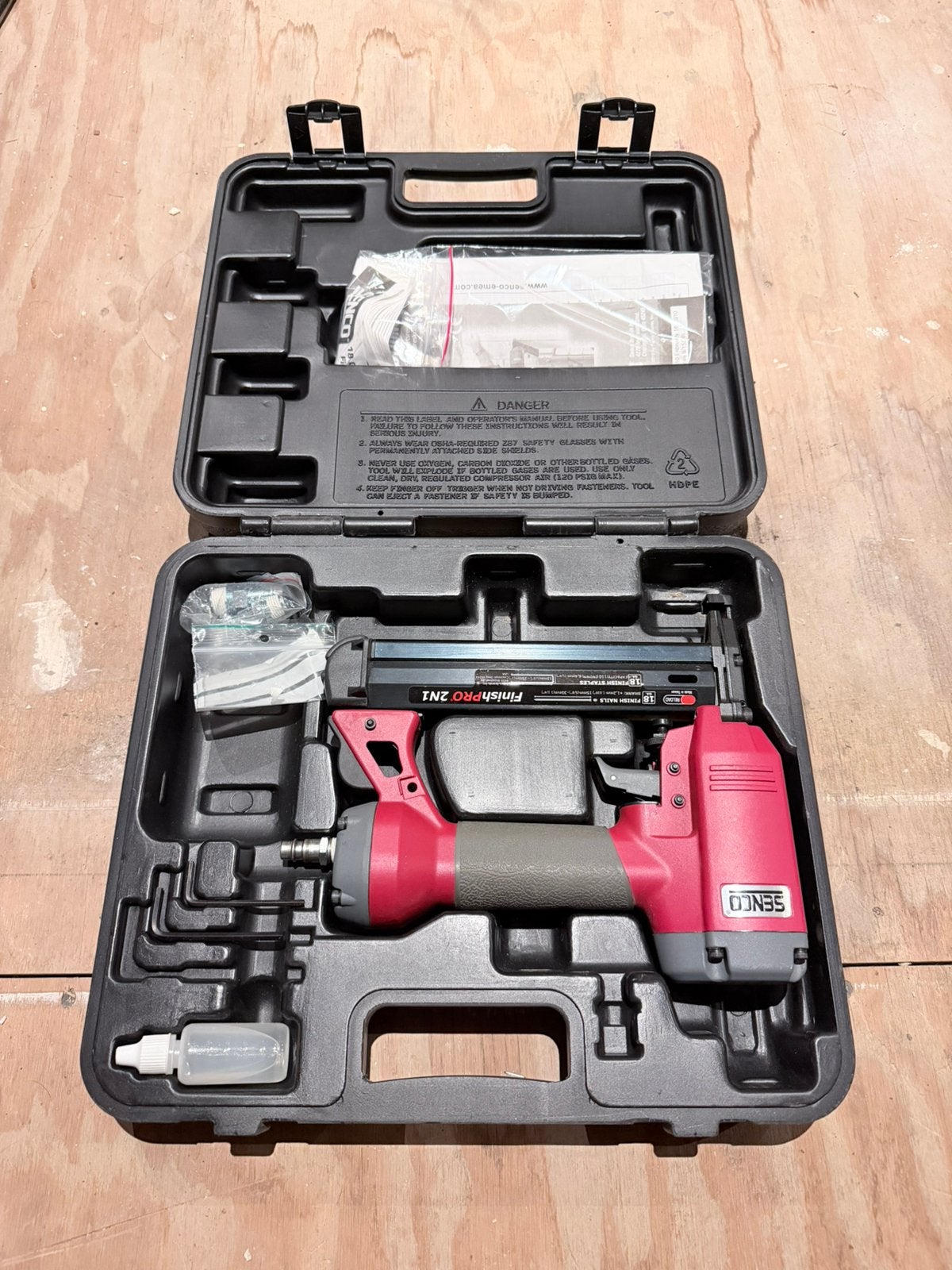 Senco Finishpro 2N1 tacker, Ophalen, Zo goed als nieuw
