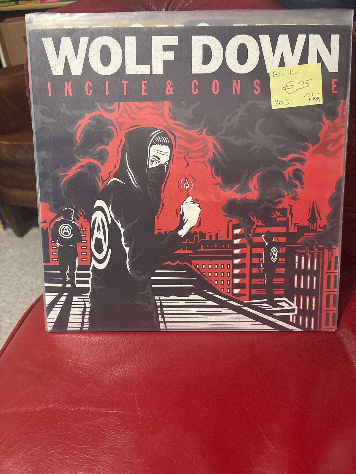Wolf Down - Incite & Conspire (Rood vinyl LP, Hardcore Punk), LP, Verzenden, Zo goed als nieuw, Punk Rock