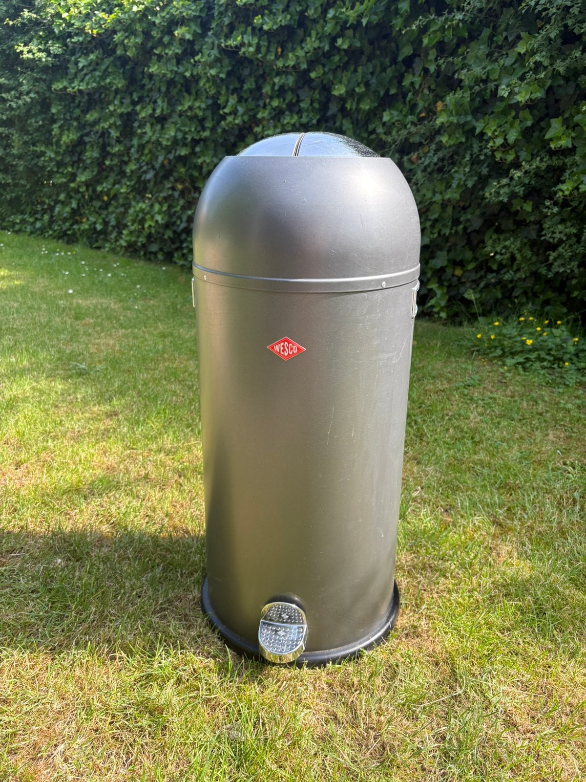 Prullenbak Wesco Kickmaster, Ophalen, Gebruikt, Met pedaal, 40 liter of meer