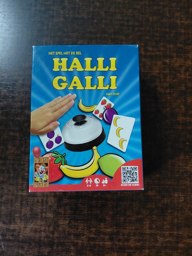 Halli Galli Het spel met de bel, Vijf spelers of meer, Ophalen of Verzenden, Gebruikt, 999 Games