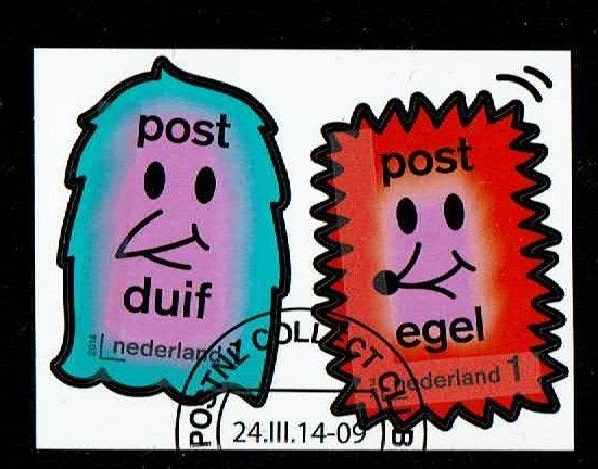 Nederland NVPH 3169-3170 gestempeld 2, Verzenden, Na 1940, Gestempeld