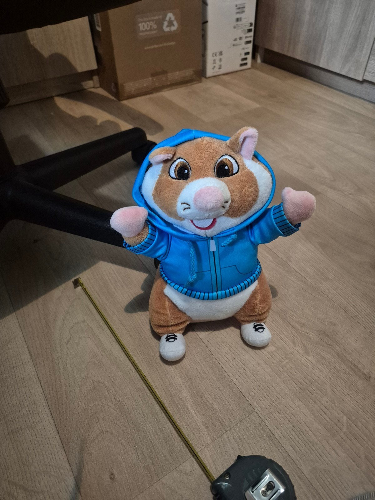 Ah Fitness hamster albert heijn jogging hamster met hoodie, Ophalen of Verzenden, Zo goed als nieuw, Overige typen