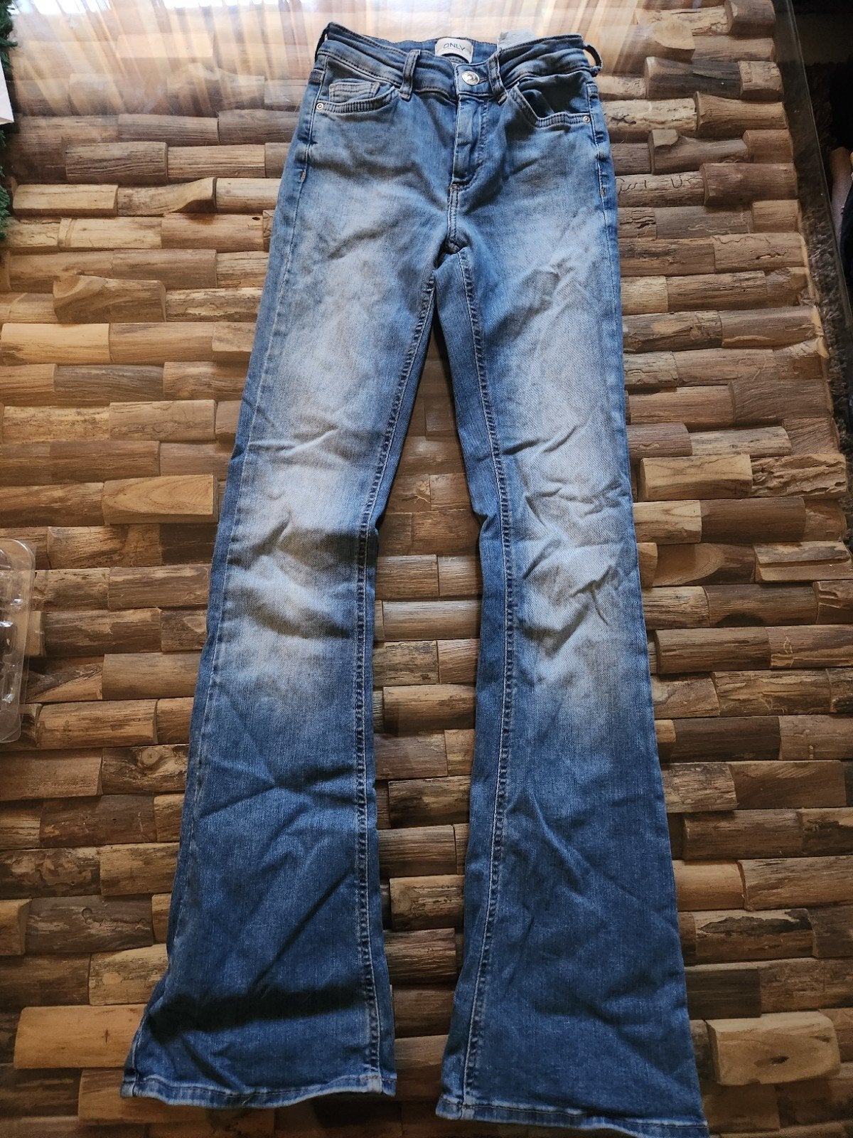 Only flared jeans - maat XXS/XS - fijne stretch stof, Only, Blauw, Ophalen of Verzenden, W27 (confectie 34) of kleiner