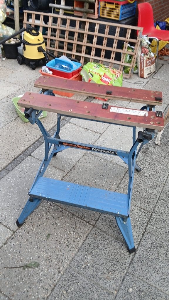 Workmate van Black & Decker, Ophalen, Gebruikt, 70 tot 120 cm, Inklapbaar