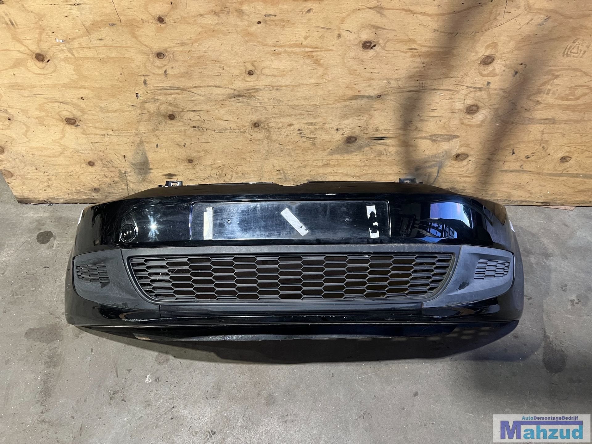 VW POLO 6R Zwart LC9X Voorbumper 2009-2013, Auto-onderdelen, Gebruikt, Volkswagen, Volkswagen AG, Bumper