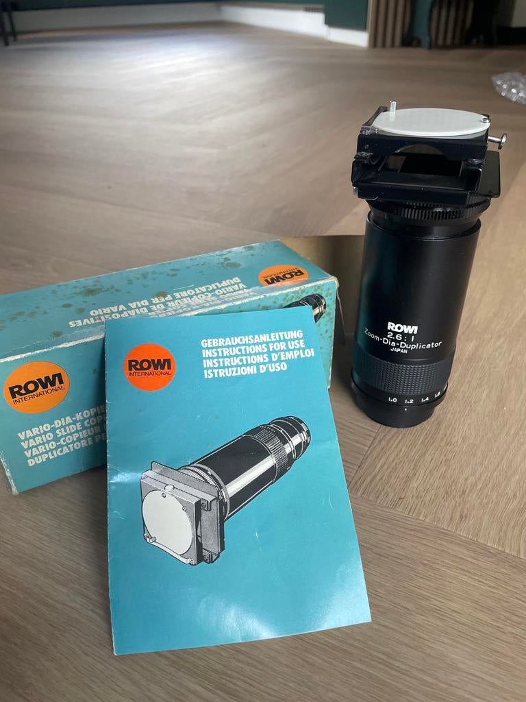 Rowi Zoom-Dia-Duplicator met handleiding en doos, Ophalen of Verzenden, Zo goed als nieuw
