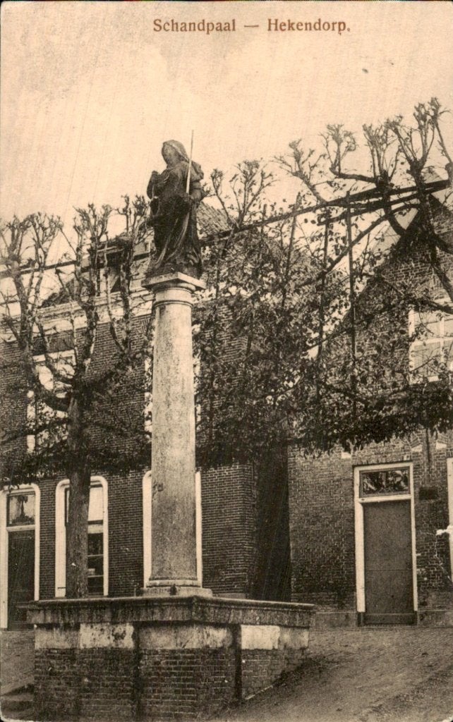 Hekendorp - Schandpaal - Kolom, Ophalen of Verzenden, 1920 tot 1940, Gelopen, Noord-Brabant