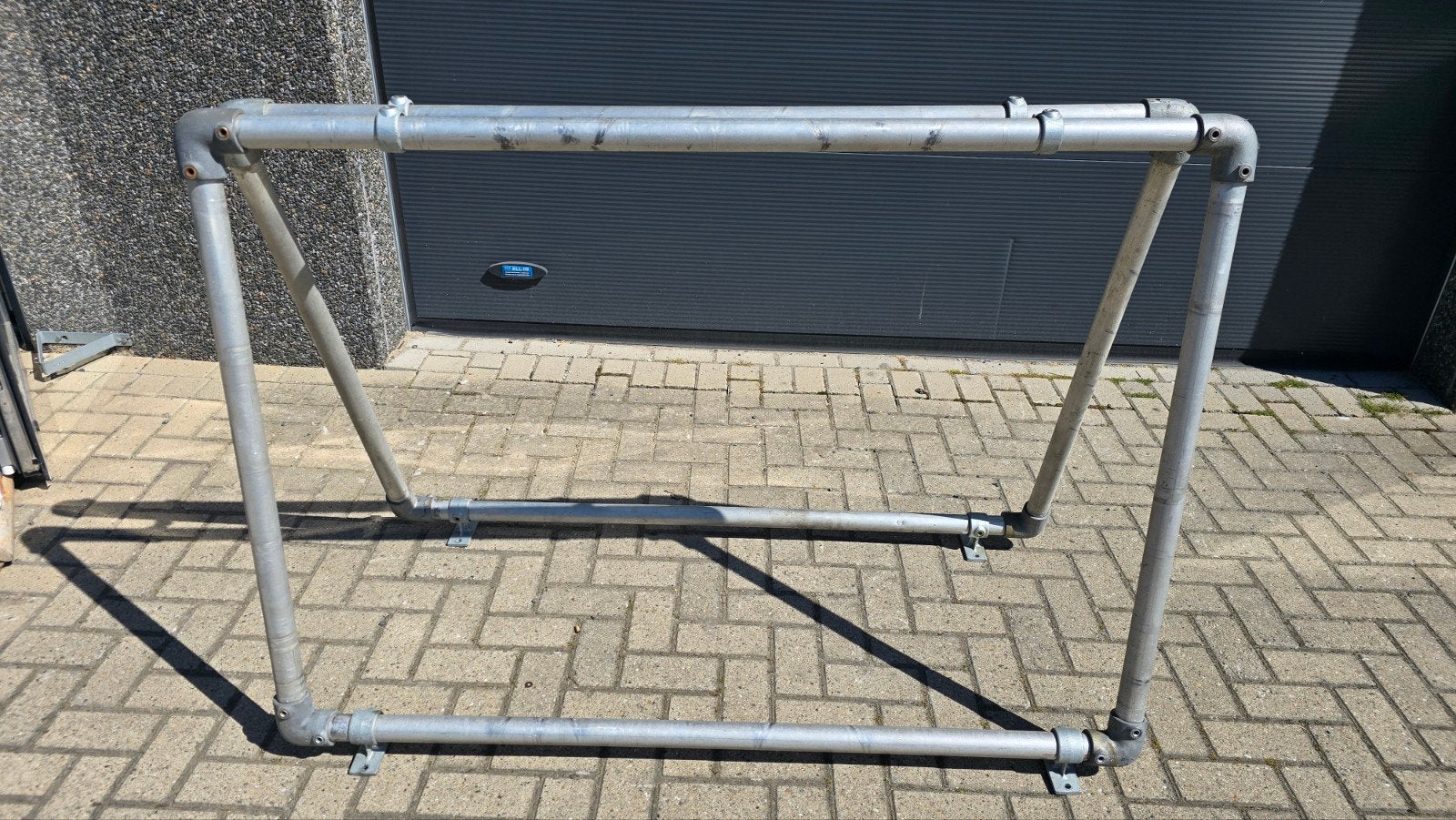 Dubbel spandoekframe aluminium, Ophalen, Zo goed als nieuw