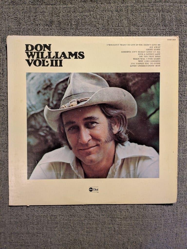 Don Williams - Vol. III, Cd's en Dvd's, Vinyl | Country en Western, Ophalen of Verzenden, Gebruikt, 12 inch