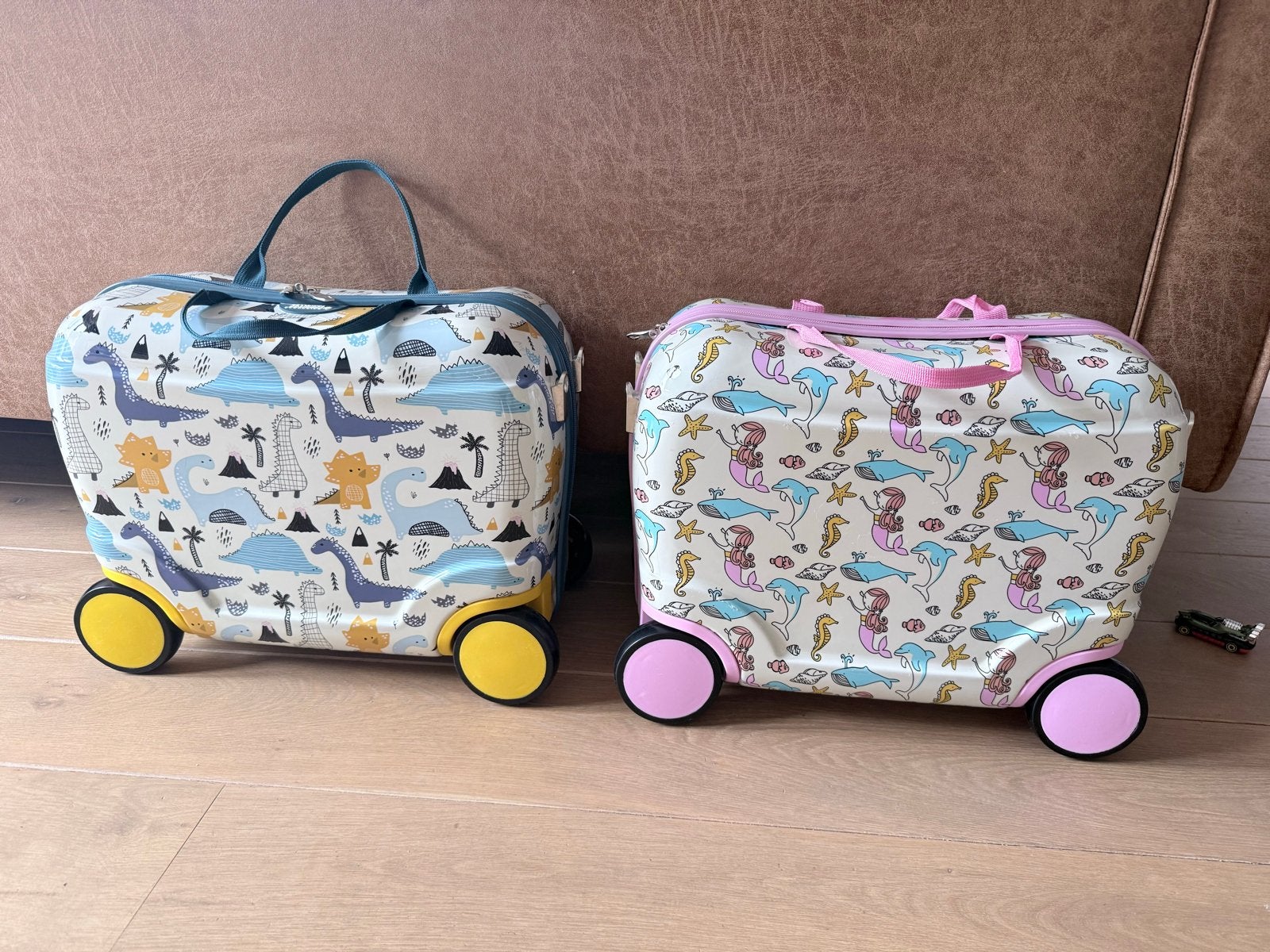Twee Princess Traveller kinder koffers, Hard kunststof, Minder dan 50 cm, Zo goed als nieuw, Minder dan 35 cm