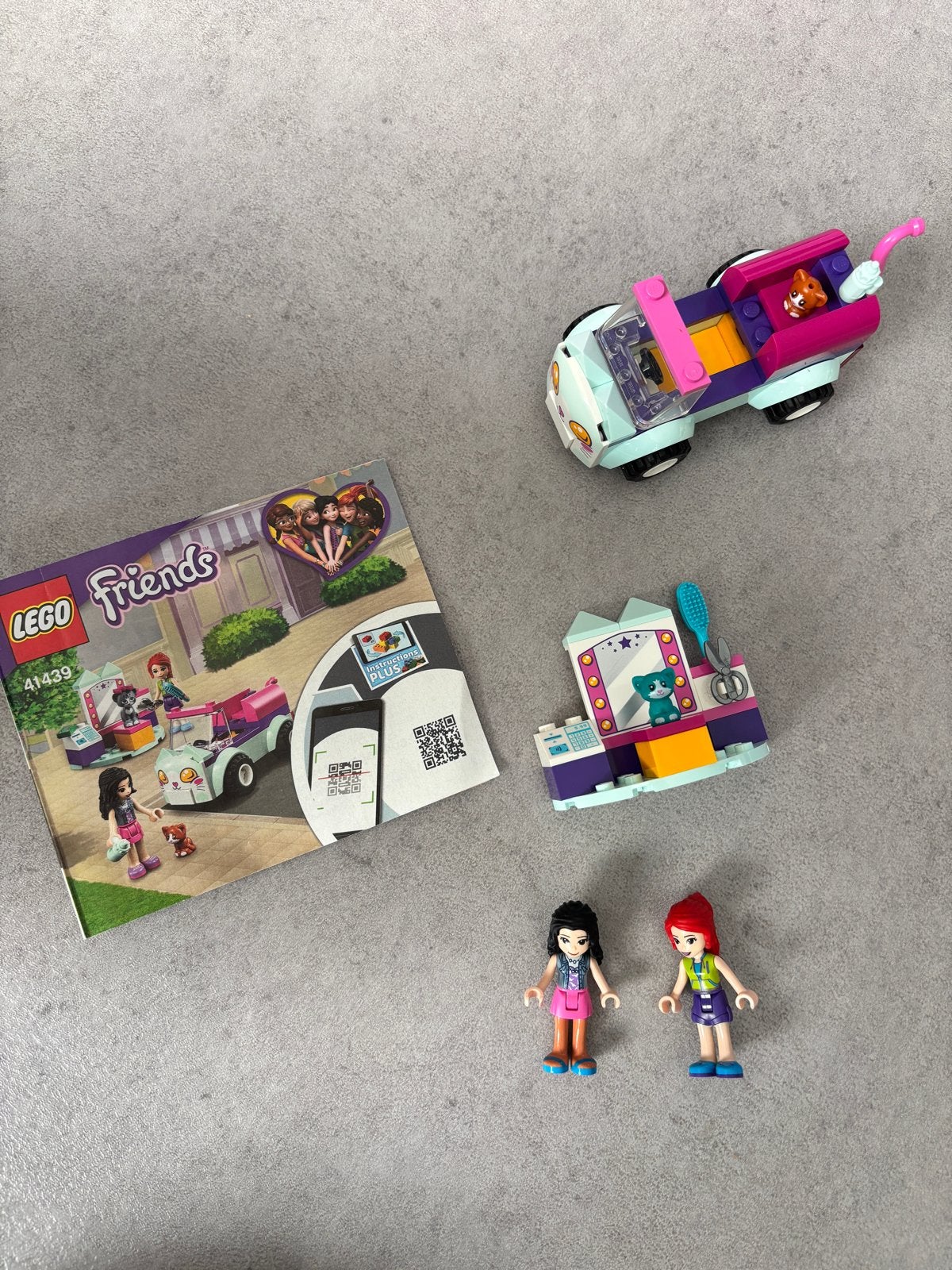 LEGO Friends 41439 Katten Trimwagen met 2 poppetjes, Ophalen of Verzenden, Zo goed als nieuw