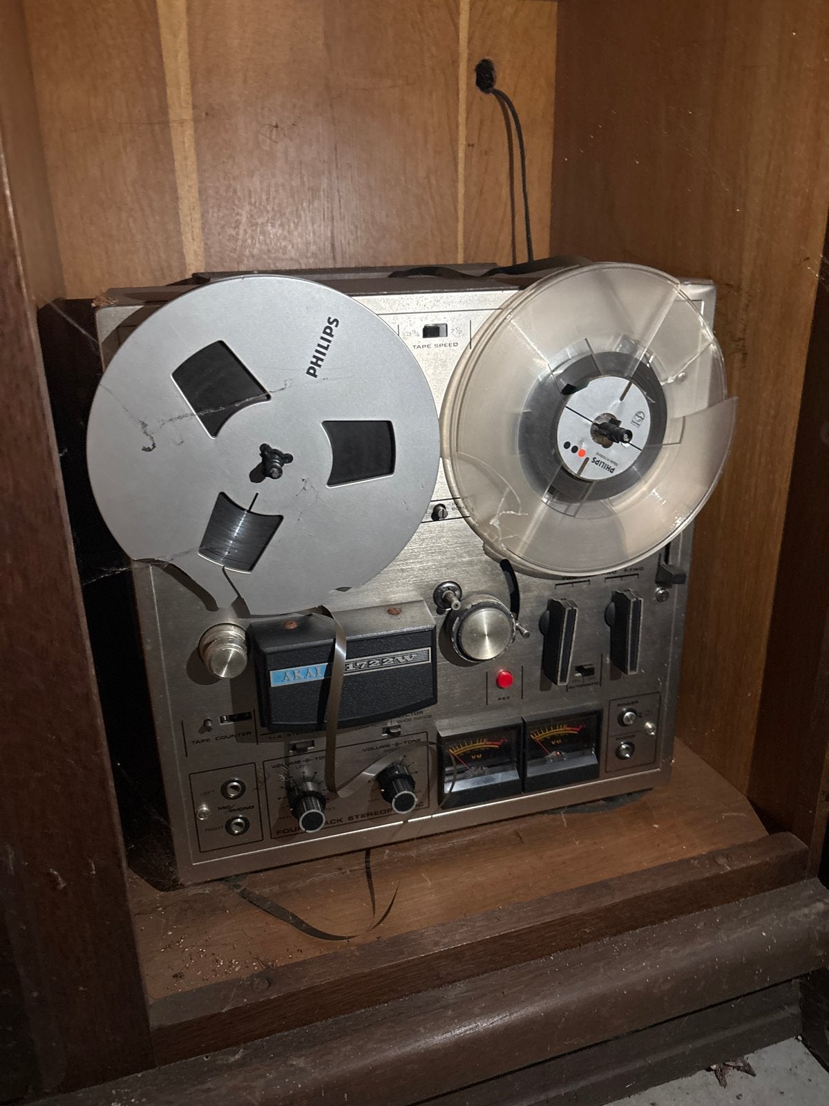 Akai Bandrecorder met Philips banden, Audio, Tv en Foto, Ophalen, Bandrecorder, Met banden