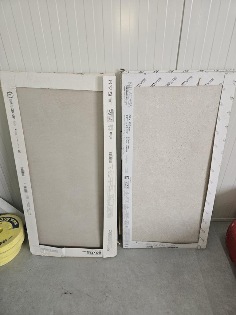 Vloertegel 60x120 cm 2 kleuren, Ophalen, 60 cm of meer, Nieuw, Minder dan 5 m²