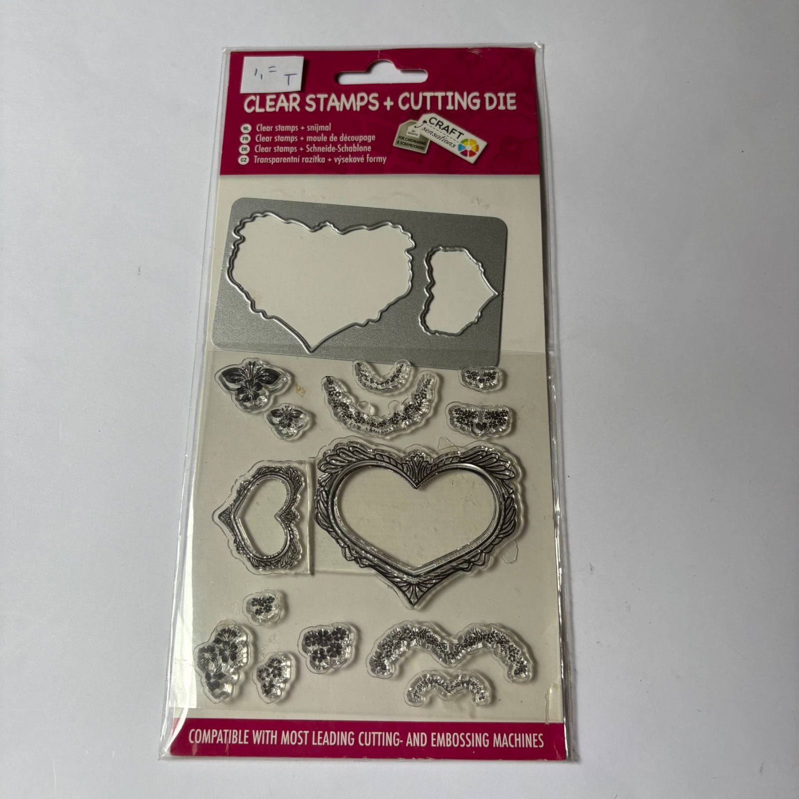 Craft stempel met snijmal set 1, Ophalen of Verzenden, Zo goed als nieuw, Overige thema's, Pons of Mal