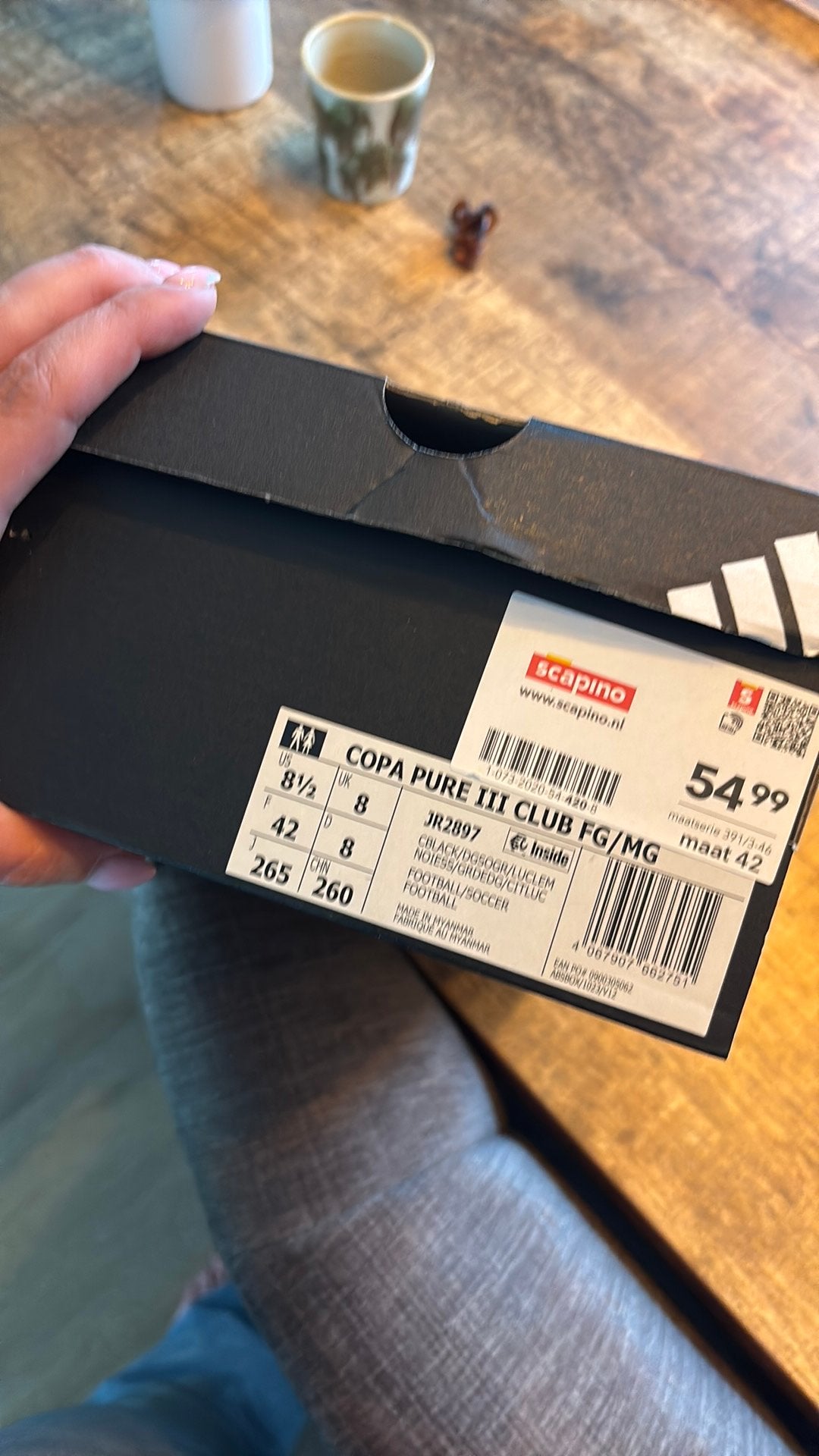 Adidas voetbalschoenen, Sport en Fitness, Voetbal, Maat XS of kleiner, Schoenen, Nieuw, Ophalen of Verzenden