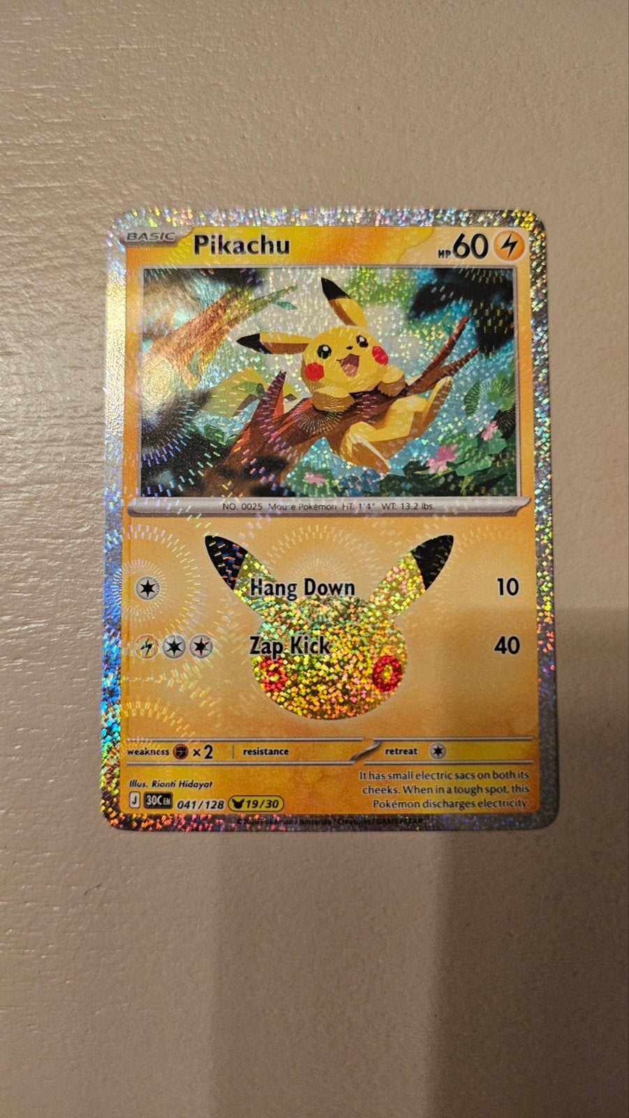 Pikachu 41/128, Ophalen of Verzenden