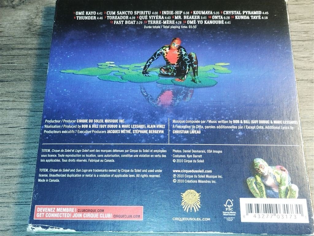 Cirque Du Soleil - Totem, Ophalen of Verzenden, Zo goed als nieuw
