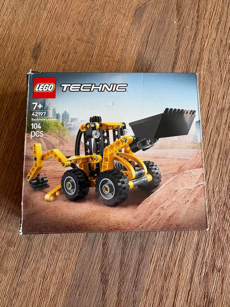 LEGO Technic 42197 Backhoe Loader, Gebruikt, Lego, Ophalen of Verzenden, Complete set