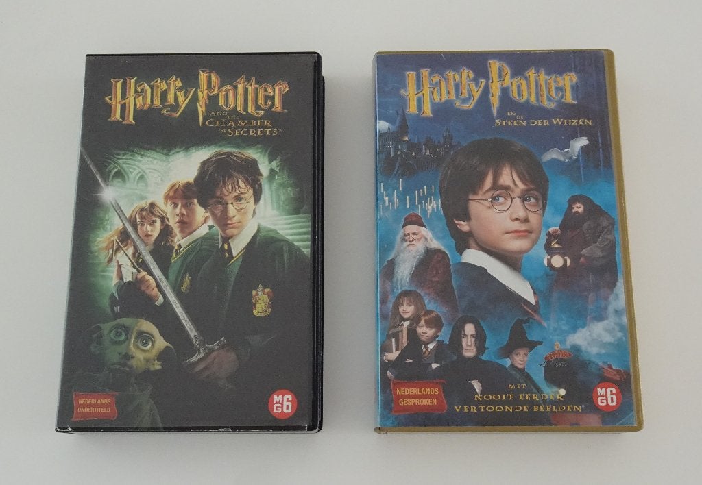 2 Harry Potter Films op VHS, Cd's en Dvd's, VHS | Film, Alle leeftijden, Ophalen, Zo goed als nieuw, Science Fiction en Fantasy