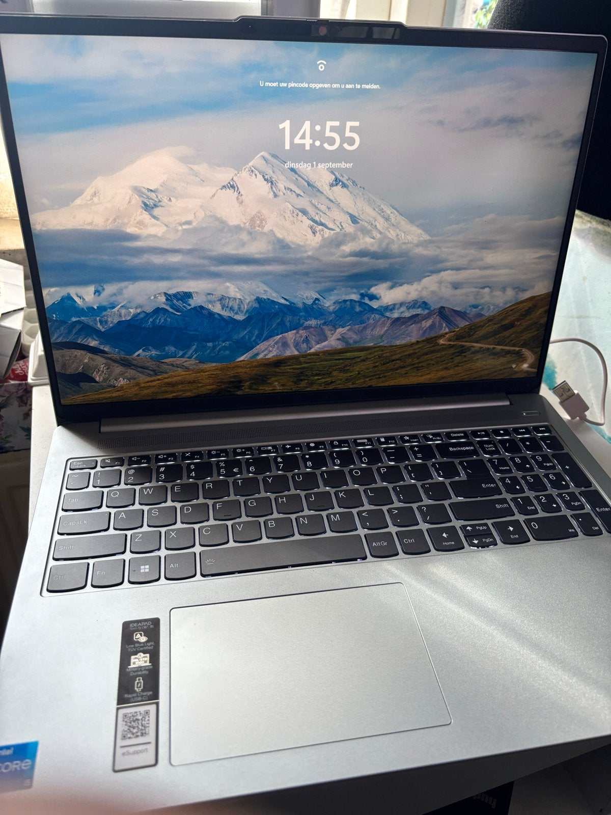 Lenovo IdeaPad Slim 5 16IAH8 met lader, 2 tot 3 Ghz, Qwerty, Ophalen of Verzenden, Zo goed als nieuw