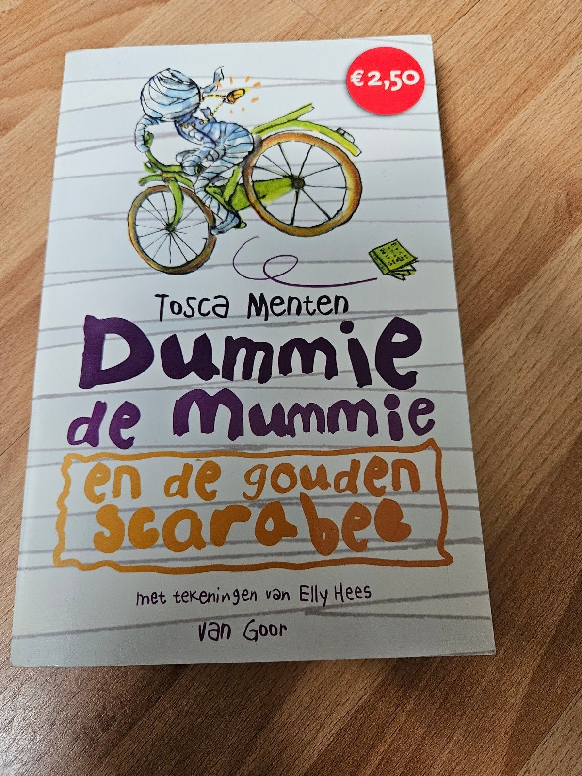 dummie de mummie en de gouden scarabee, Ophalen, Fictie algemeen, Zo goed als nieuw, Tosca Menten