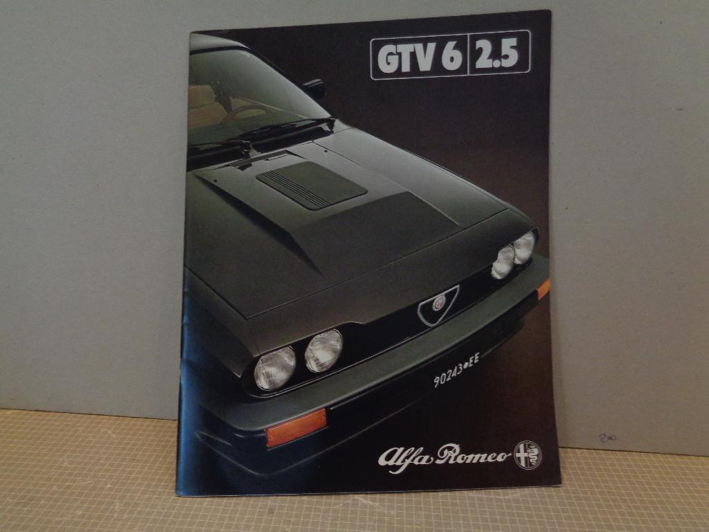 affa gtv6 folder, Ophalen of Verzenden, Zo goed als nieuw, Alfa Romeo