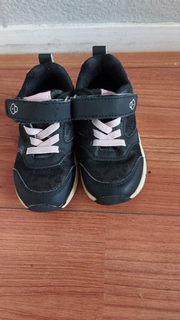 Zwarte schoentjes maat 24 met lichtjes, Ophalen, Gebruikt, Meisje, Schoenen