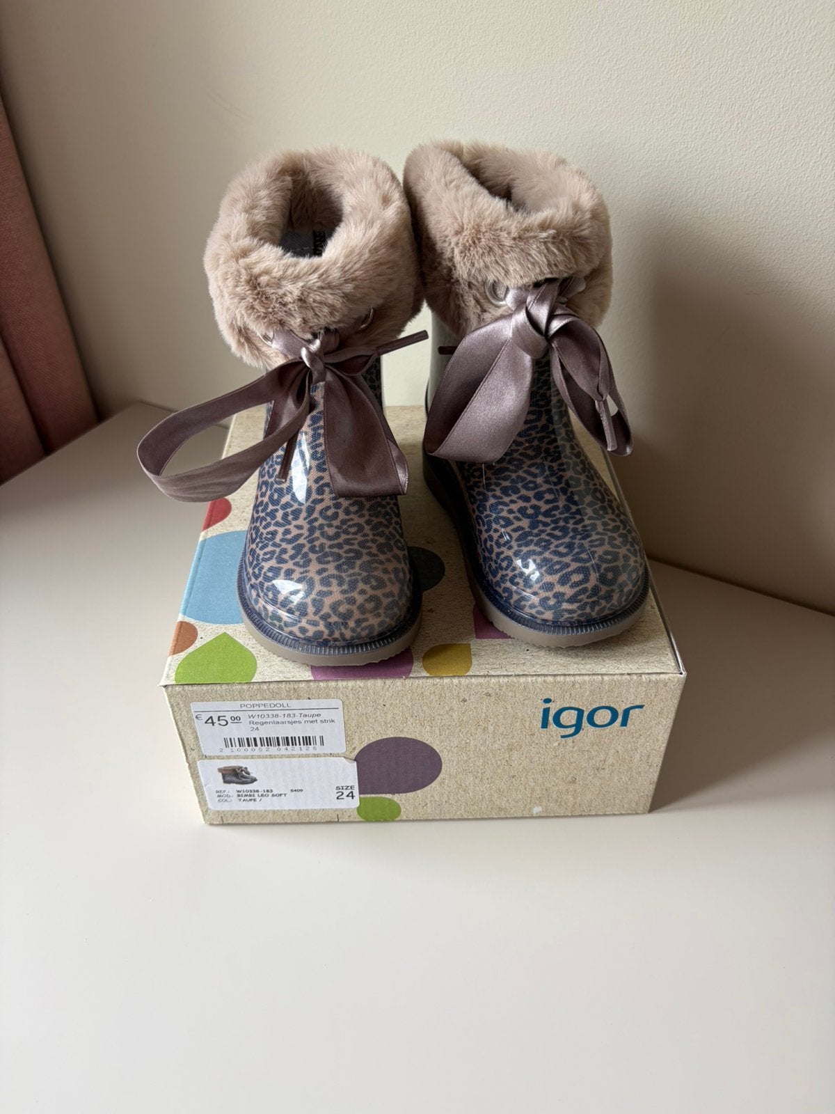 IGOR panter regenlaarzen, Meisje, Laarsjes, Nieuw, Ophalen of Verzenden