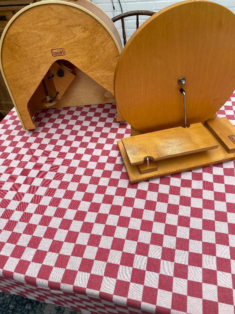 S40 Louët | Hatbox | spinnewiel | kofferspinnewiel, Ophalen, Gebruikt, Spinnewiel