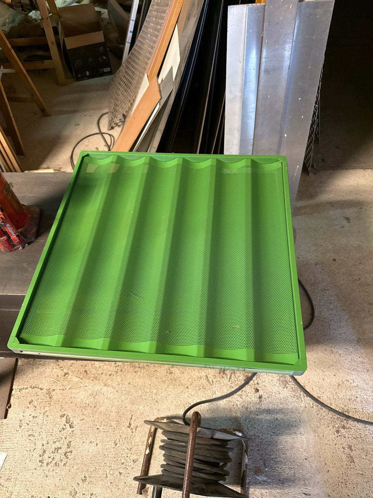 Bakplaat voor stokbrood  van aluminium afmetingen 60x60 cm, Metaal, Overige merken, Gebruikt, Industrieel